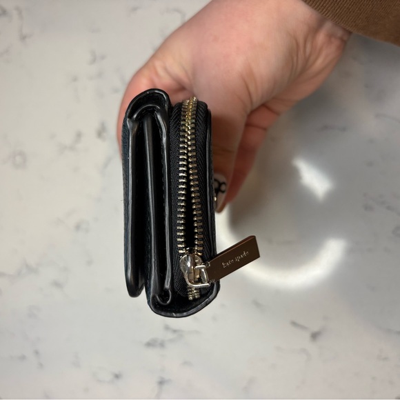 Kate Spade Black Textured Wallet - Picture 3 of 5